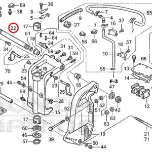Honda osovina zakretanja 50381-ZY3-000